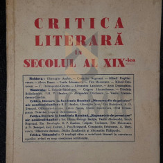 CRITICA LITERARA IN SECOLUL AL XIX LEA