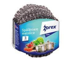 Spalatoare metalice Zorex Clasic, 3buc/set