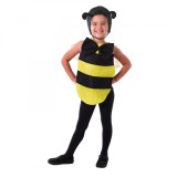 Cumpara ieftin Costum Albina Copii KidMania&reg; 3-4 Ani (98-104 cm) Set Carnaval Petrecere, Vesta cu Aripi si Caciulita Antene, Poliester