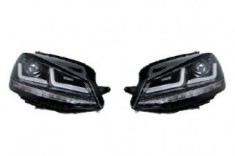 SET 2 FARURI LED PENTRU VW GOLF VII (2012-2016) NEGRU LEDriving XENON / POZITIE HALOGEN LEDHL104-BK OSRAM foto