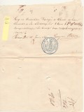 1854 Scrisoare către Direcția Vămilor a Consulului Belgiei &icirc;n Muntenia pentru 8 care cu vin pentru uz propriu