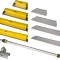Set lame pentru gletuire, 10 elemente, Topmaster 320151