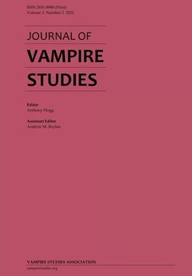 Journal of Vampire Studies: Vol. 2, No. 2 (2022) foto