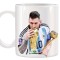 Cana alba ceramica personalizata Lionel Messi, INOVATIX&reg;. 330ml