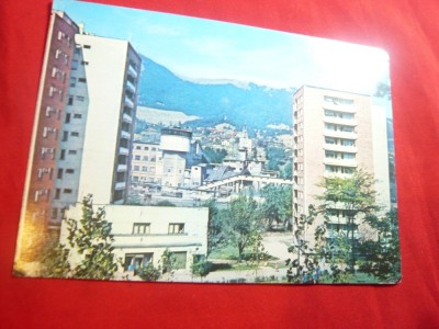 Ilustrata - Lupeni - Constructii noi - anii &amp;#039;70 foto