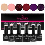 Cumpara ieftin Set 6 Oje Semipermanente 10ml SensoPRO Milano, Hollywood Boulevard