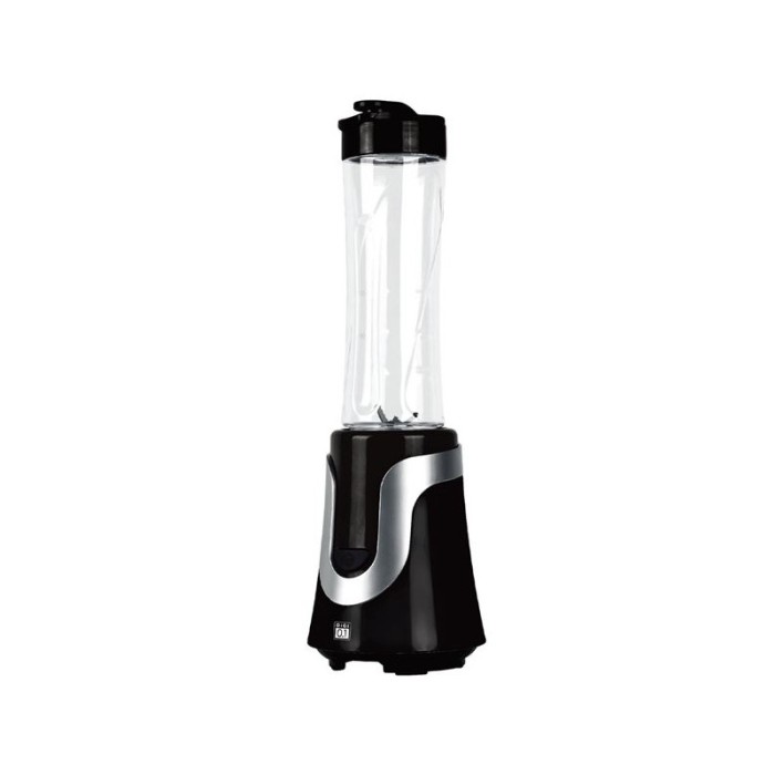 Blender portabil electric, 300 W, recipient detasabil din plastic cu gradatie, lame din otel inoxidabil