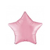 Balon Folie Metalizat Stea Roz- 45 cm