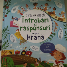 Intrebari si raspunsuri despre hrana (Usborne) carti cu clapete cartonata