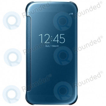 Husă Samsung Galaxy S6 Clear View albastru-verde EF-ZG920BLEGWW foto