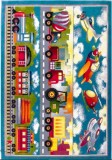 Cumpara ieftin Covor Camera Copii Model Kolibri 11497-140, Marime 160 x 230 cm, Multicolor, Inaltime Fir 9 mm, Antialergic, Polipropilena, Gradinita, Cresa, Loc de J