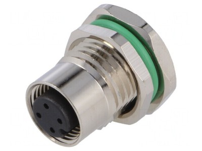 Soclu M12 THT IP67 250V 3 PIN Mamă CANopen foto