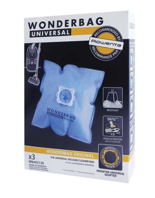 SAC ASPIRATOR WONDERBAG UNIVERSAL CLASSIC, 3 BUC WB403120 Rowenta GROUPE SEB foto