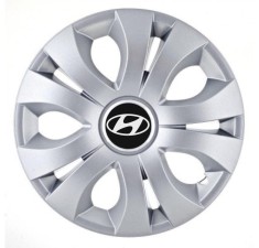 Set 4 Capace Roti Autohelix MSA&reg; potrivite jantelor de 14 inch, Compatibil Cu Hyundai, model Top Gray