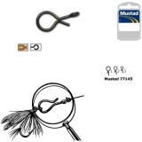 Agrafe Prindere Rapida Pentru Naluci 25Buc/Plic Nr.3, Mustad