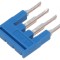 Punte de conectare piste 4 albastră 3,5mm UL94V-0