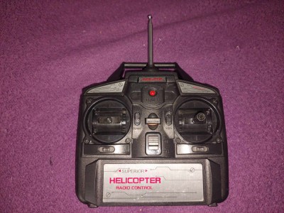 controller/joystick vintage,SUPERIOR-HELICOPTER-RADIO CONTROL,stare cf.foto foto