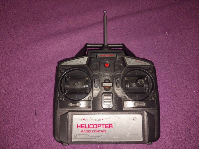 controller/joystick vintage,SUPERIOR-HELICOPTER-RADIO CONTROL,stare cf.foto