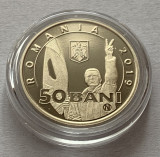 50 Bani 2019 Romania, PROOF, in capsula, 30 Ani de la Revolutia din 1989, Alama
