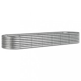 Cumpara ieftin Strat inaltat gradina 296x80x36 cm otel galvanizat