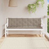 Gossi perne banca de gradina 2 buc., gri taupe, tesatura oxford