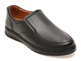Pantofi OTTER negri, KC10928, din piele naturala