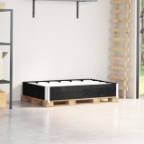 Cumpara ieftin Ramă pentru paleți, negru, 120x80 cm, lemn masiv de pin