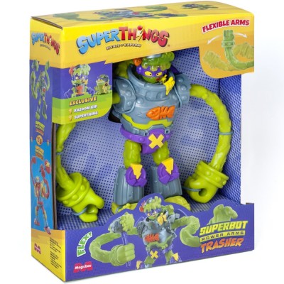 Figurina robot, SuperThings, Superbot, Magic Box, Thrasher foto
