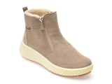 Ghete ARA bej, 26905, din piele intoarsa