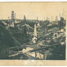 461 - CAMPINA, Prahova, Oil Wells, Romania - old postcard, real Photo - unused