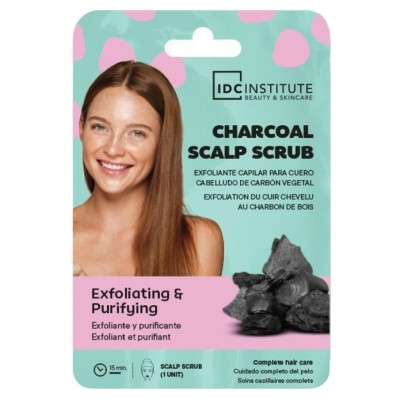 Masca de par exfolianta pe baza de carbune IDC Institute 11129 foto