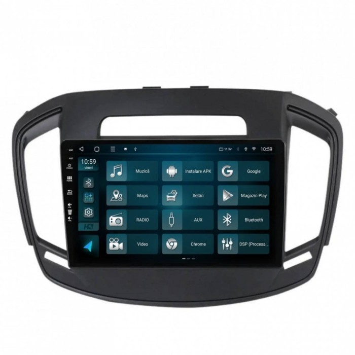 Navigatie Opel Insignia (2014-2016) 4GB RAM Android 13 Quadcore DSP GPS Wi-FI Carplay Android Auto USB Bluetooth Waze Touchscreen 9 inch