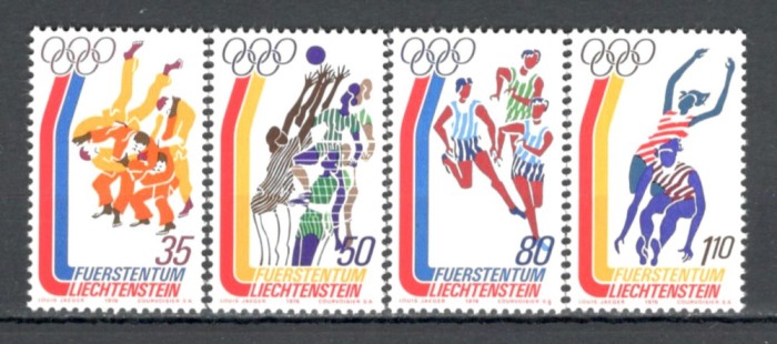 Liechtenstein.1976 Olimpiada de vara MONTREAL SL.96
