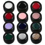 Set 12 Geluri UV Colorate Festive Glow, SensoPRO Milano