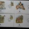 Uganda-WWF Girafe-set complet FDC