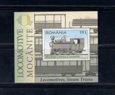 ROMANIA 2018 - LOCOMOTIVE, MOCANITE, COLITA, MNH - LP 2208a foto