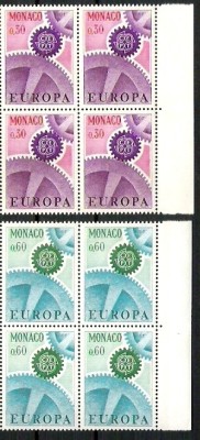 Monaco 1967 Europa CEPT x 4, MNH AC.093 foto