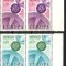 Monaco 1967 Europa CEPT x 4, MNH AC.093