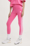 Adidas colanti femei, culoarea roz, cu imprimeu, IS3623