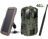 Camera de vanatoare profesionala 4G Livestream E20G cu panou solar 3W, Card Memorie, CMOS