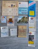 Piese colecție Apărarea Civilă / Protecția Civilă Rom&acirc;nia &ndash; pliante, legitimație, broșuri epocă
