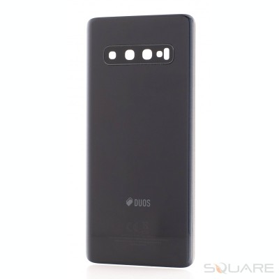 Capac Baterie Samsung S10, G973F, Black, SWAP Grad B foto
