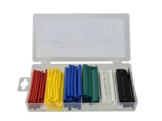 Set tuburi termocontractabile, 128 bucati, Geko G02813