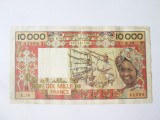 Rară! Mali 10000 Francs 1989,bancnota din imagini la jumătate de preț
