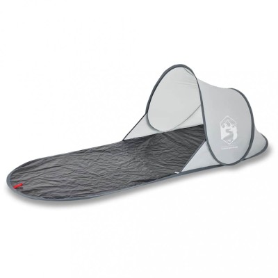 Cort de plaja pop-up, gri, impermeabil foto