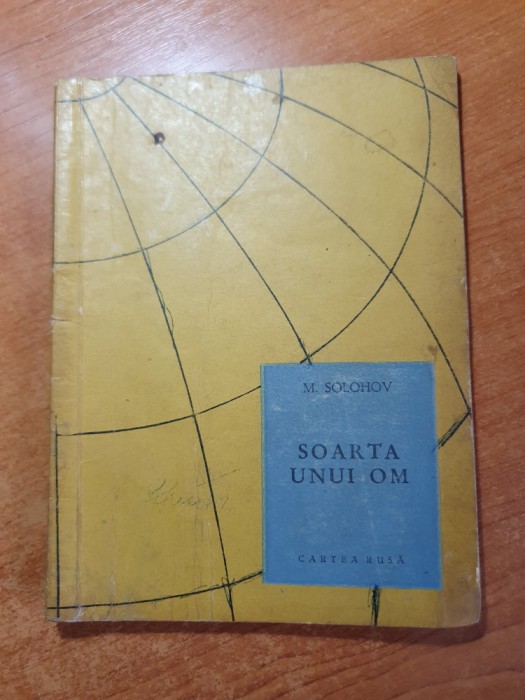 soarta unui om - cartea rusa - 1957