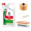 Pachet Revizie Ulei Castrol GTX + Filtre pentru Dacia Logan II MCV II 0.9 TCE