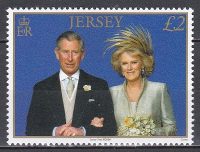 Jersey 2006 - Prima aniversare a Prințului Charles și a Camillei Parker-Bowles, MNH foto