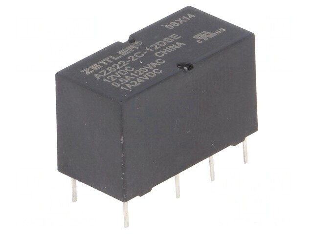 Releu Electromagnetic DPDT 12VDC 2A PCB