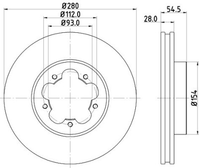 Disc frana PORSCHE CAYENNE (92A) (2010 - 2016) KRIEGER 0950004192 foto